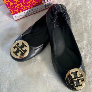 Tory Burch Classic Reva Ballet Flat Sz 5